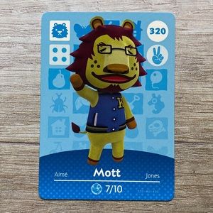 Genuine Animal Crossing Amiibo Card Mott